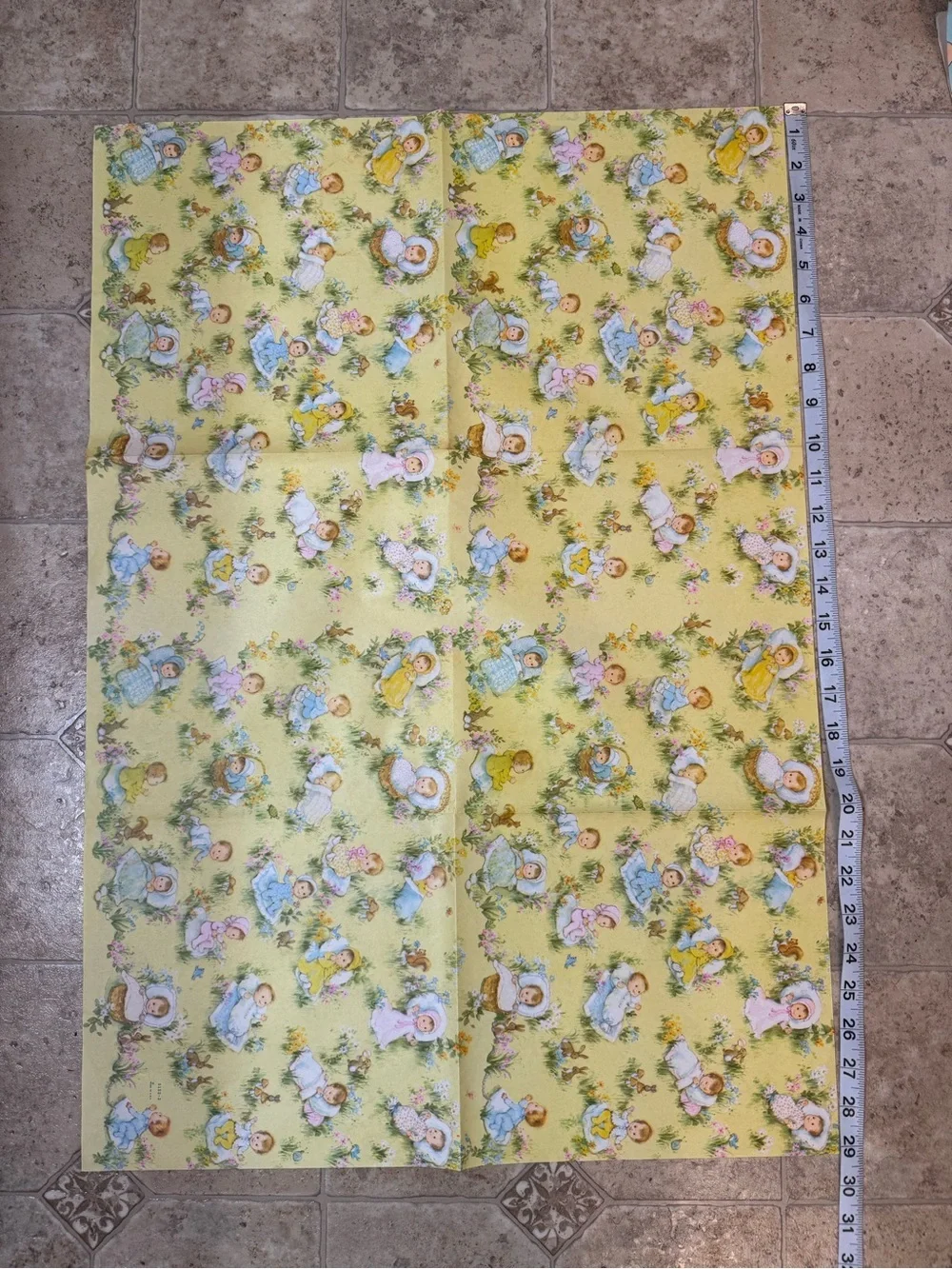 5 Vintage Wrapping Paper Sheets Lot 1980’s/90’s